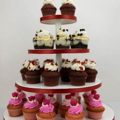 Cupcake Stand with cupcakes
